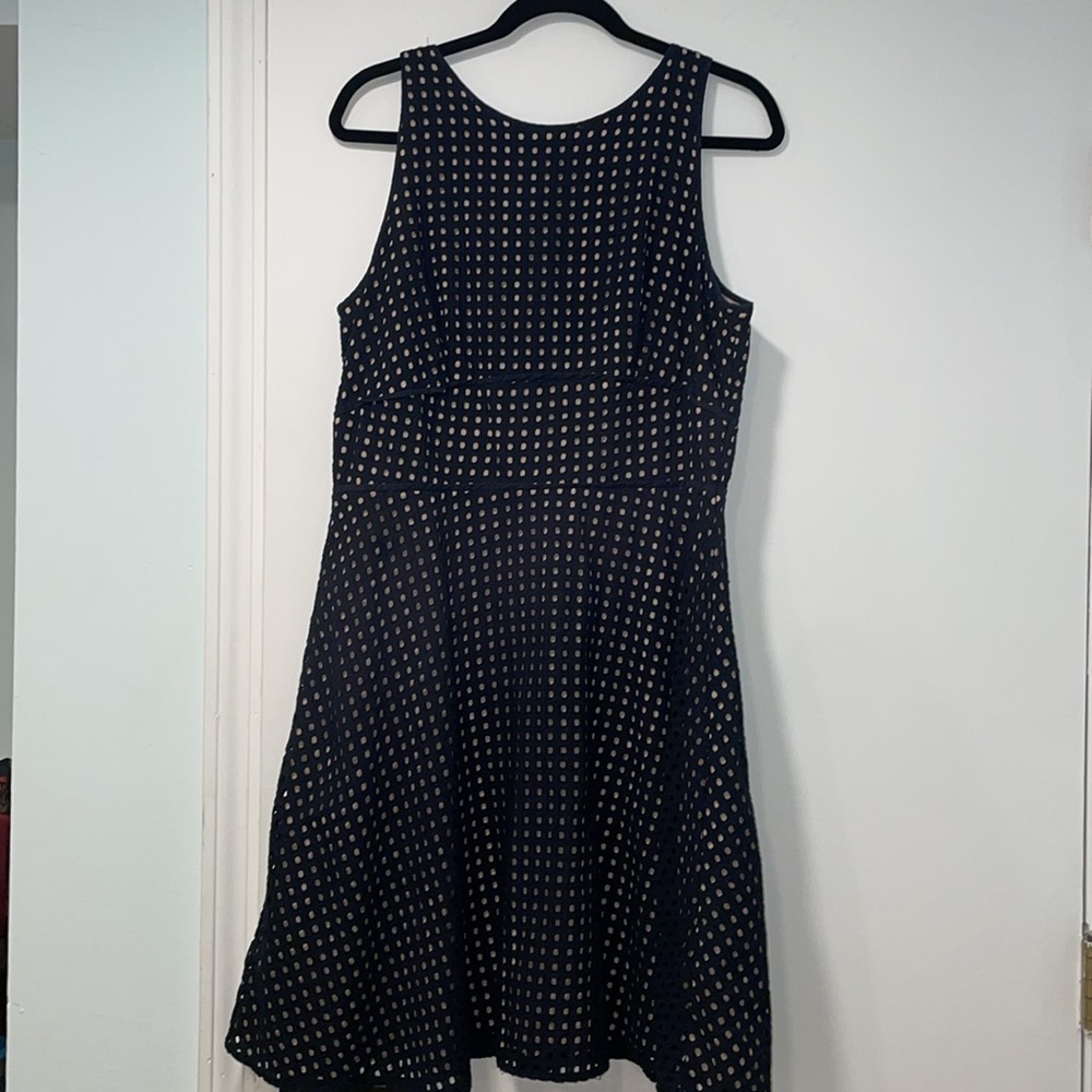 LOFT black and tan Dress